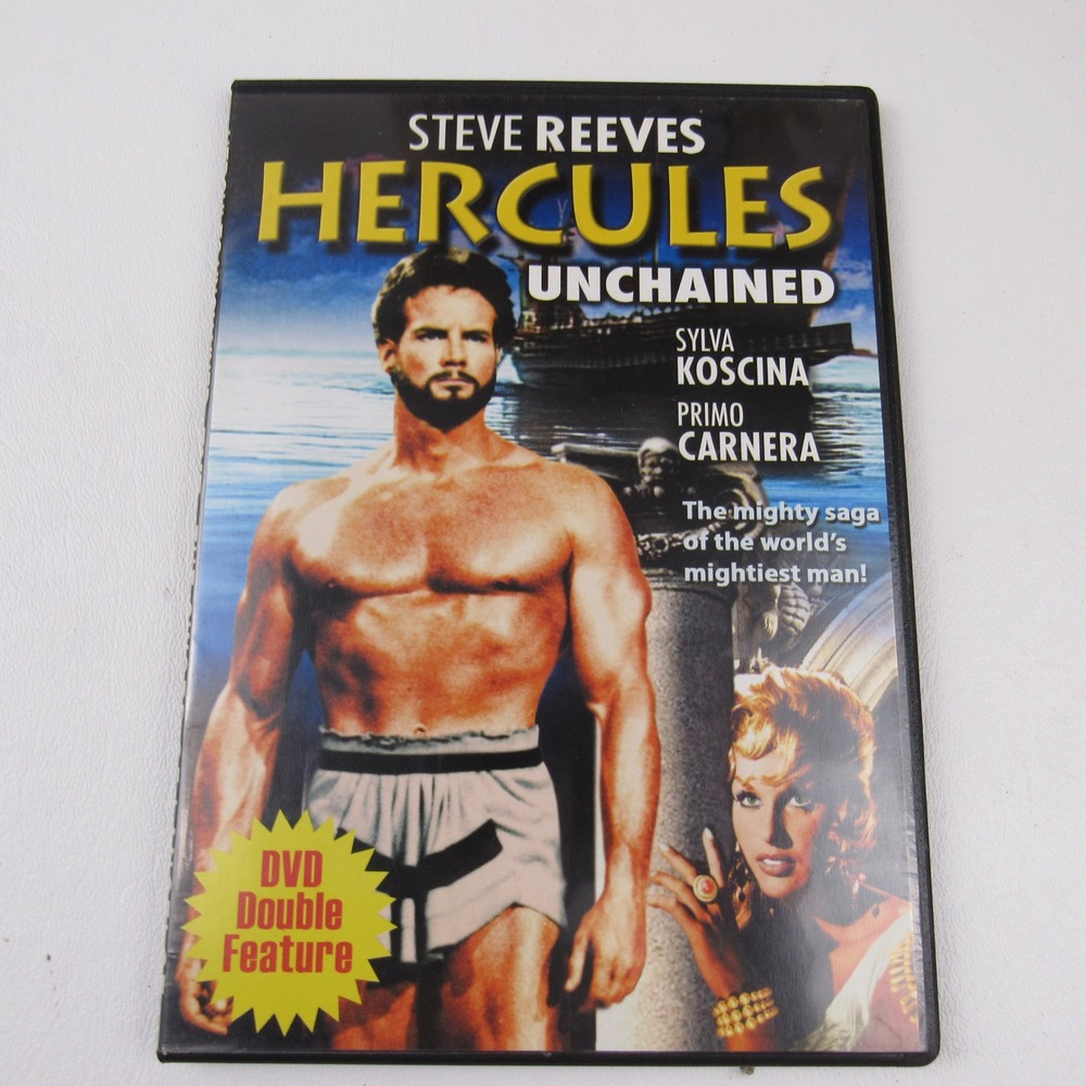 Hercules Unchained & The Sword of Lancelot DVD Double‎ Feature Steve Reeves